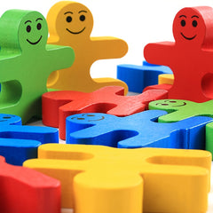 Wooden Balance Villain Blocks Montessori Toys for Toddlers