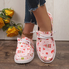 Women's Dwarf Heart Cartoon Skate Shoes