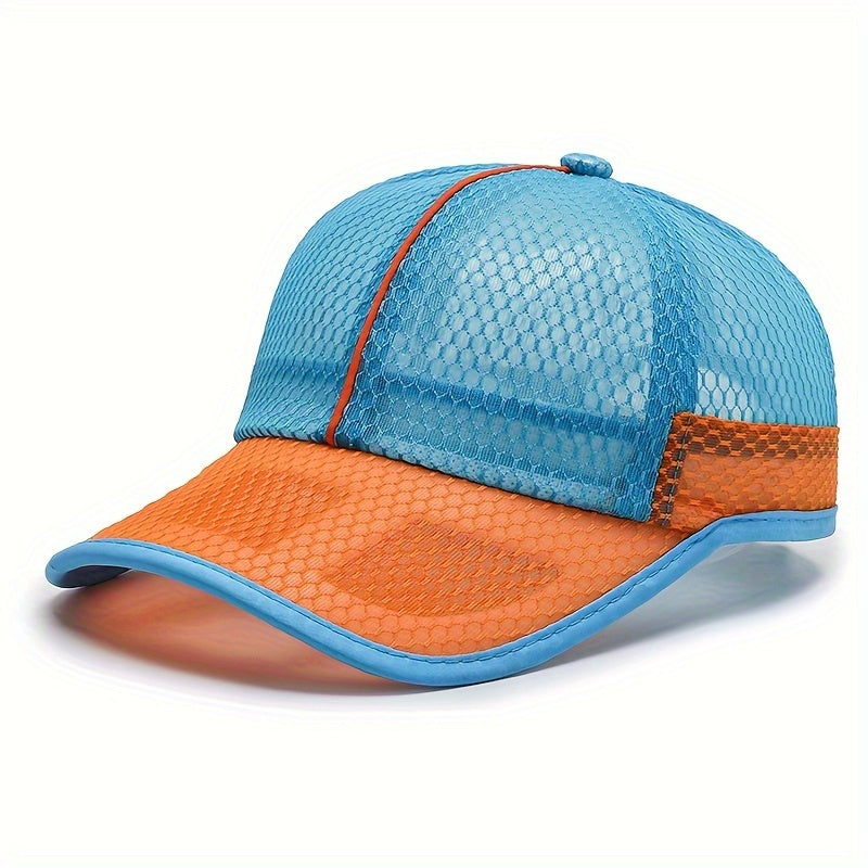 Children's Baseball Cap Breathable Mesh Sun Hat Outdoor Sports Hat