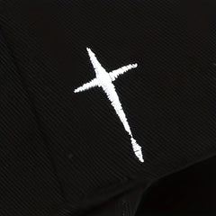 Cross Embroidery Baseball Cap Lightweight Sun Hat Unisex Adjustable Dad Hats