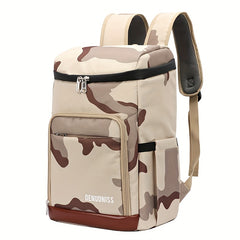 22L Waterproof Insulated Shoulder Bag for Camping and Hiking