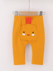 Cartoon Print Casual Trousers Baby Boys & Girls Spring & Autumn Pants