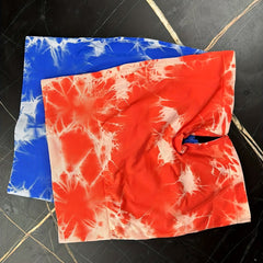 2pcs Tie Dye Hip Lifting Yoga Shorts for Women
