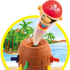 Funny Pirate Barrel Toy Lucky Game Jumping Sword Stab Novel Toys