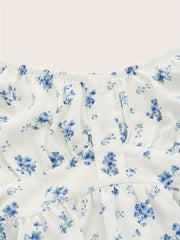 Floral Print Spaghetti Strap Cami Top for Summer