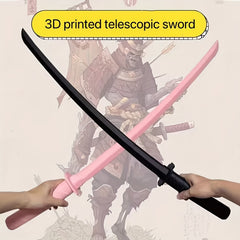 3D Gravity Telescopic Samurai Sword Long Sword Decompression