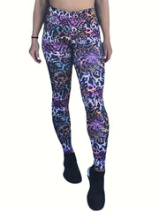 Leopard Print High Waist Yoga Leggings Women's Activewear