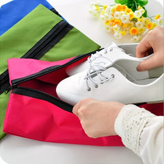 Minimalist Zipper Storage Pouch Lightweight Solid Bag for Travel