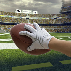 Youth Football Receiver Gloves Ultra Sticky Silicone Grip