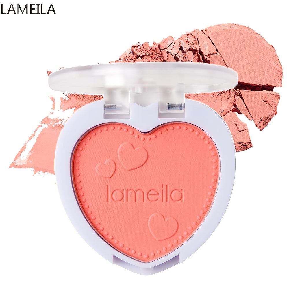 Heart Shaped Blush Compact for Cheek Tint