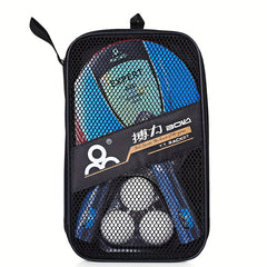 Double-Sided Anti Adhesive Training Racket Set For Beginner Table Tennis