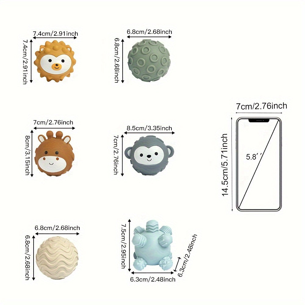 Baby Sensory Ball Educational Play Toy Infants Visual Touch Skills Development