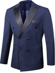 Men's Double Breasted Suit Top