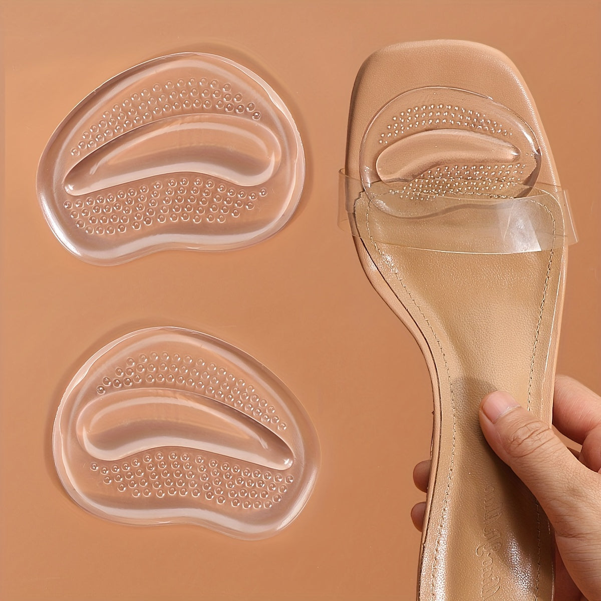 Silicone Invisible Half Size Pad for Sandals & High Heels