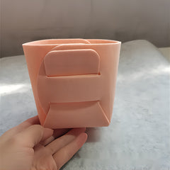 Felt Desktop Storage Box Makeup Brush Lipstick Finishing Storage Bucket