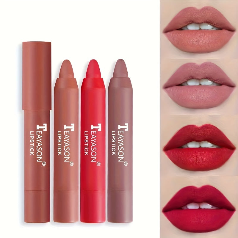 12 Colors Long Lasting Lipstick Waterproof Non Smudge Lip Tint