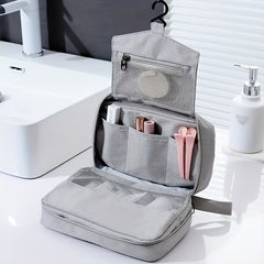 Portable Toiletry Wash Bag Lightweight Zipper Makeup Organizer