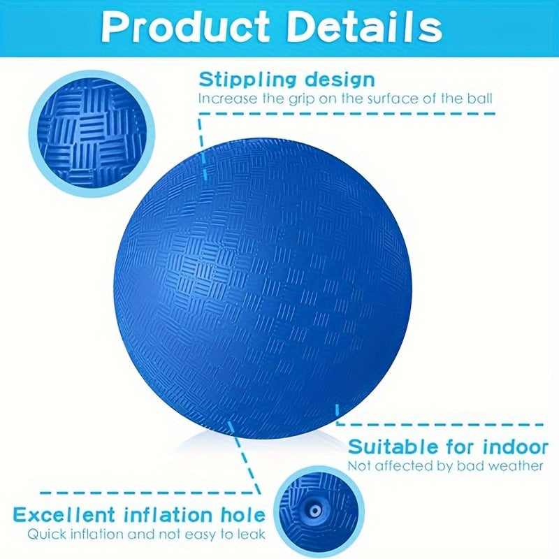 15 24 Cm Dodgeball Bouncy Playground Ball Inflatable Kickball Handball Soft Rubb