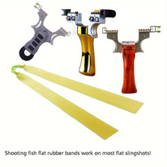 Outdoor Bowfishing Gear Set 4pcs Arrow Model 4 Rubber Band With Storage Pouch