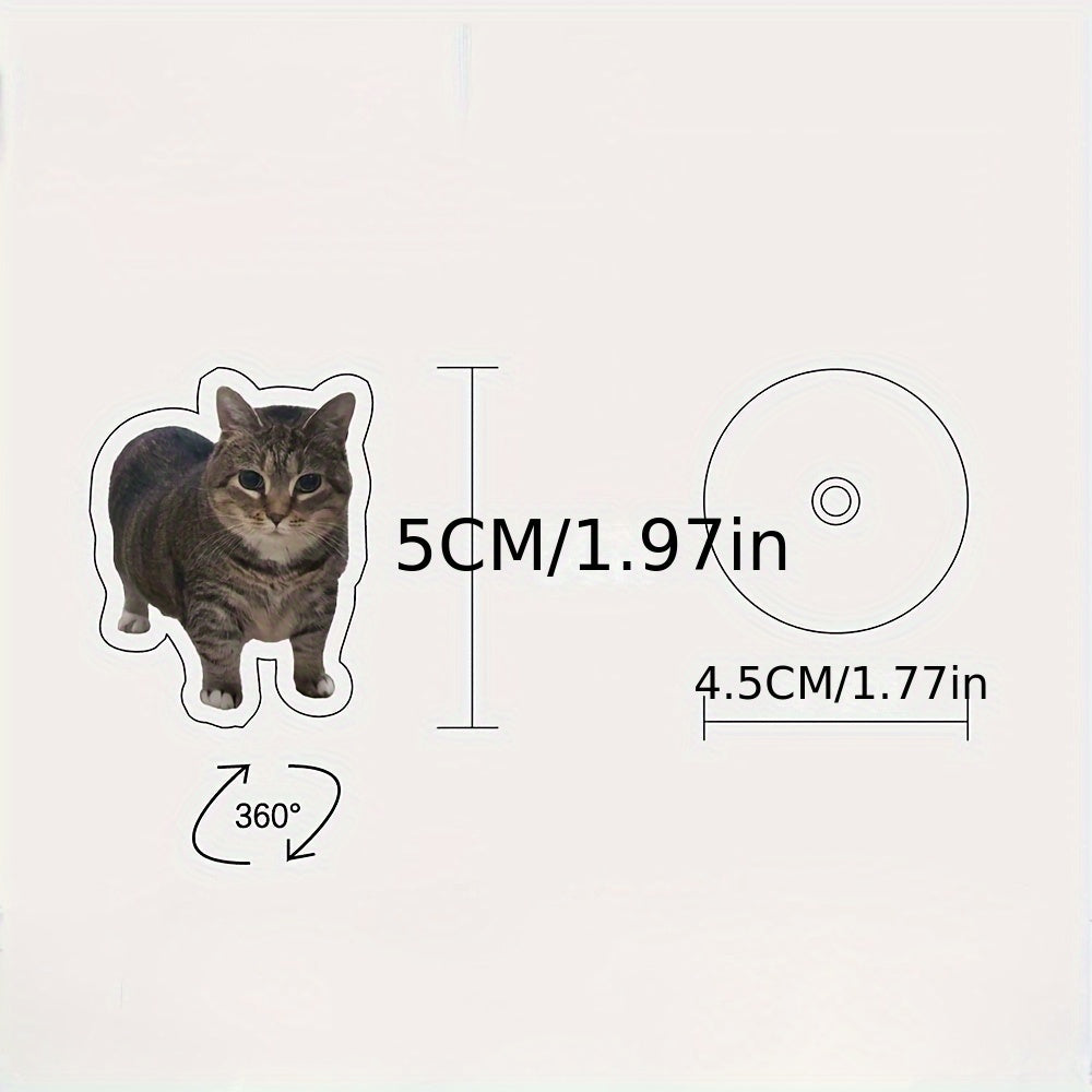 Oiiai Kitten 360 Degree Rotatable Cartoon Desk Decor Toy