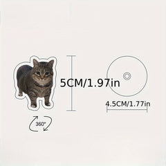 Oiiai Kitten 360 Degree Rotatable Cartoon Desk Decor Toy
