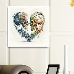DIY 5D Diamond Painting Set Heart Skull Embroidery Cross Stitch Picture