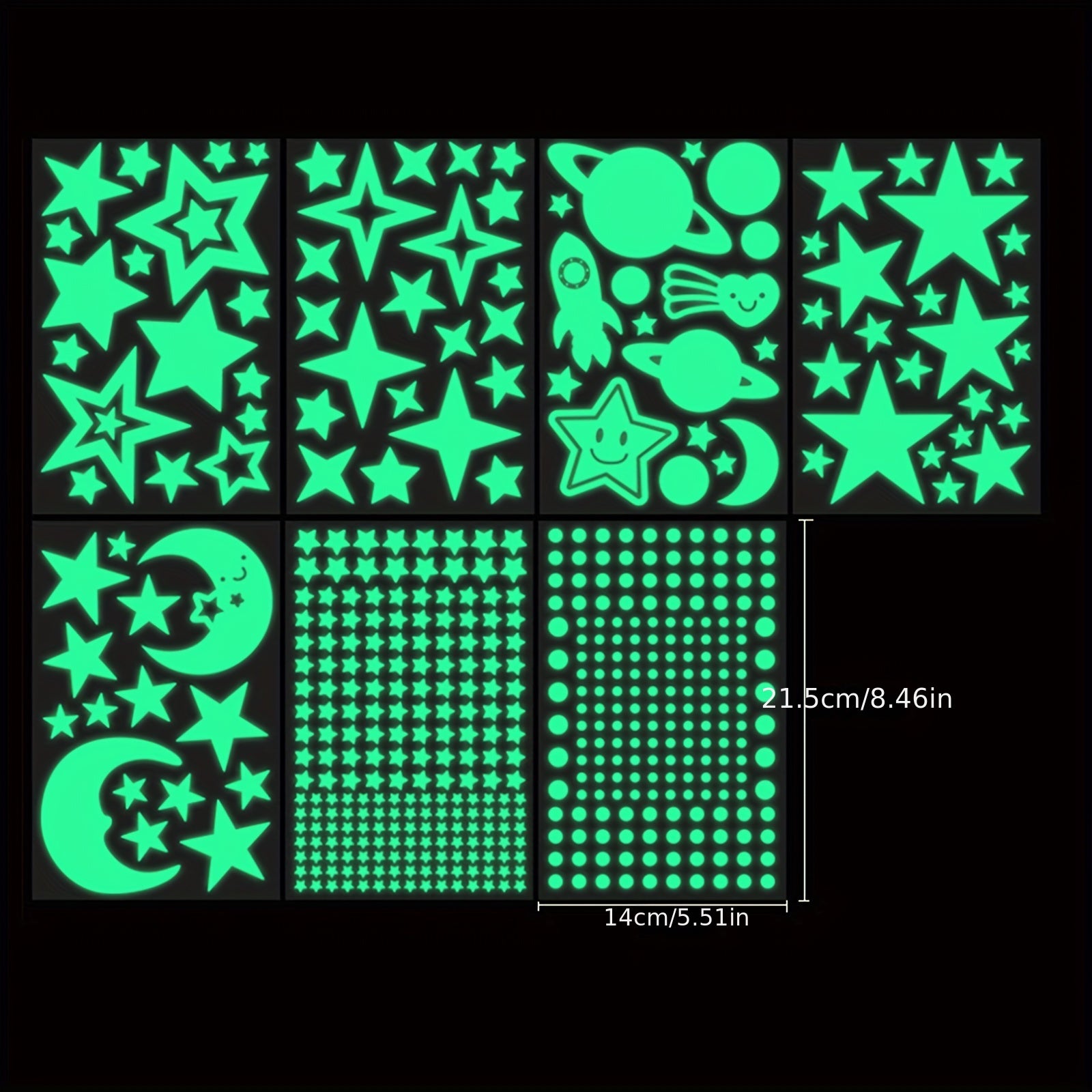 Luminous Bubble Sticker Creative DIY Fluorescent Sticker