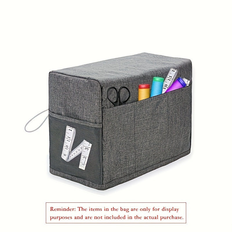 Portable Sewing Machine Cover Waterproof Dust Cover With Side Pockets