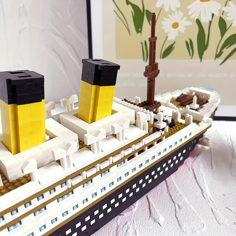 1000 Pcs Cruise Model Building Kit Romantic Fantasy Assembly Gift