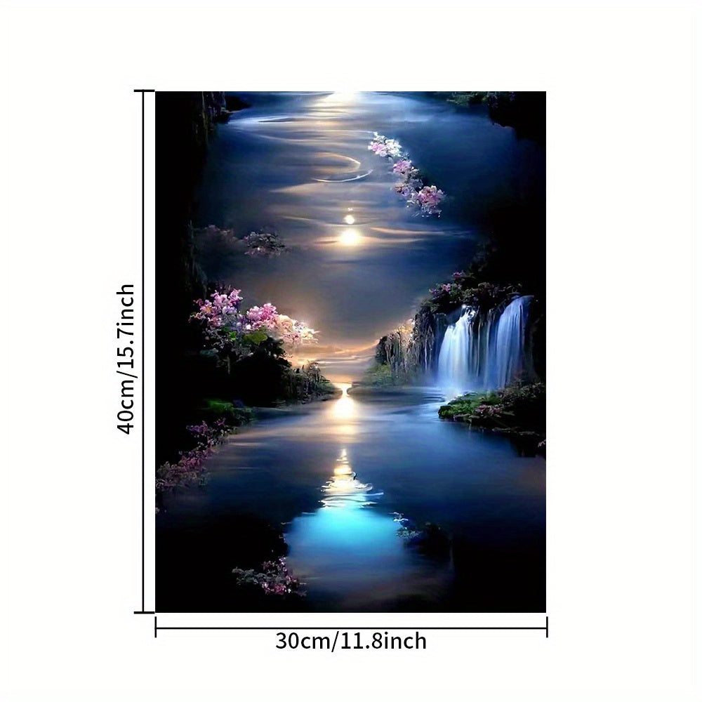 Night Scenery Diamond Painting Kit for Living Room Bedroom Study