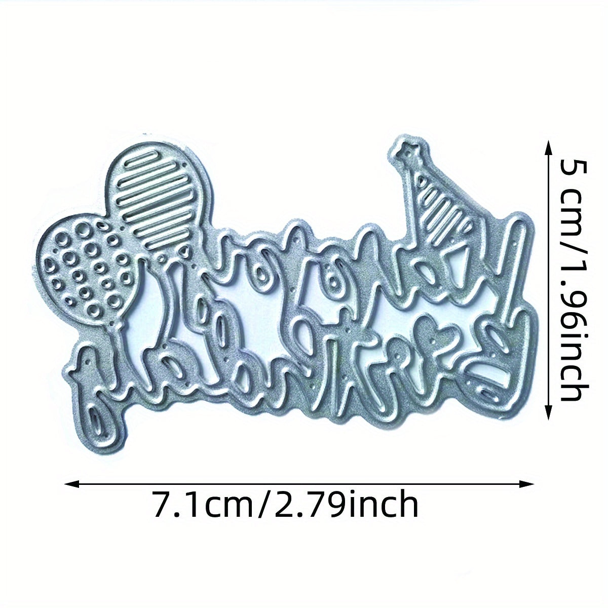Happy Birthday Letter Cutting Thin DIY Embossing Mold