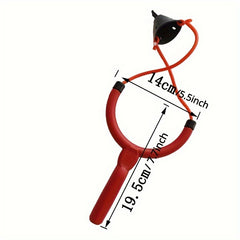 Bait Thrower Fishing Equipment Rubber Band Sling & Hook