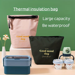 Large Capacity Insulation Bag Portable Waterproof Lunch Bag