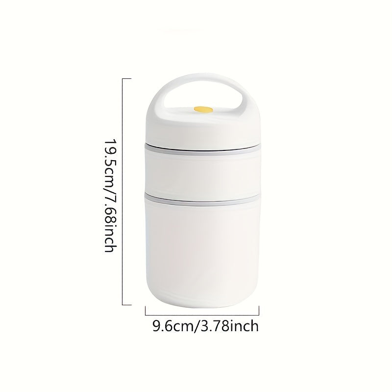 Stainless Steel Lunch Flask Vacuum Insulated Soup Cup Leak Proof