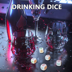 6pcs Drunk And Manic Decision Dice Set