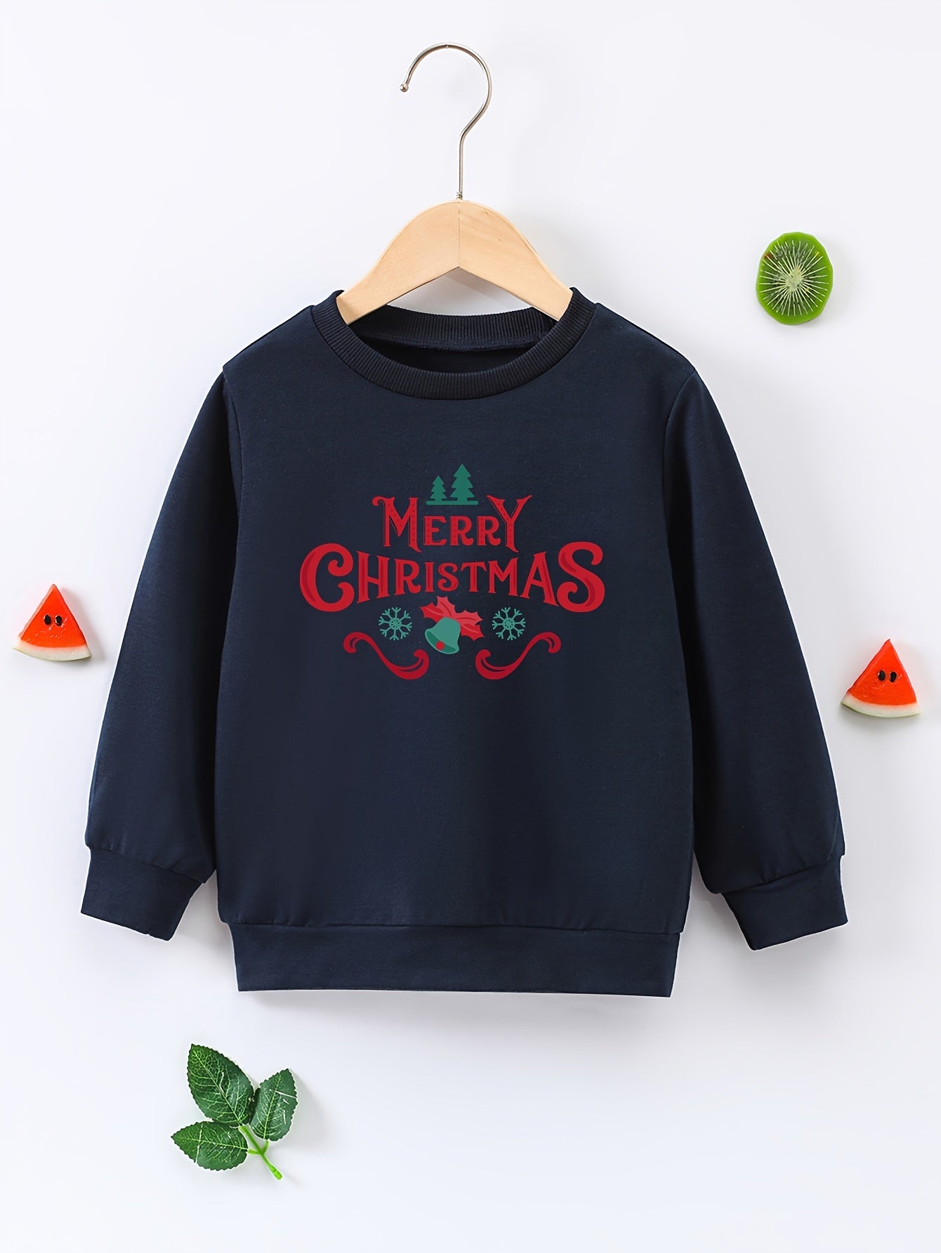 Christmas Style Boys Sweatshirt Kids Long Sleeve Pullover For Winter