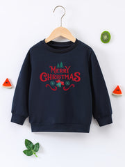 Christmas Style Boys Sweatshirt Kids Long Sleeve Pullover For Winter