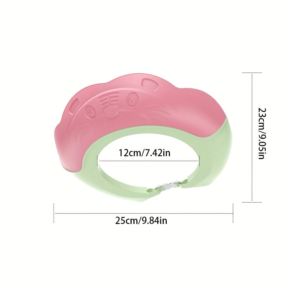 Adjustable Silicone Baby Shower Cap for Kids
