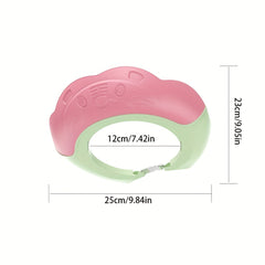 Adjustable Silicone Baby Shower Cap for Kids