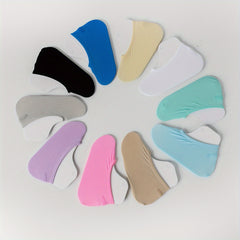 10pairs Girls Ultra Thin Nylon Blend Boat Socks