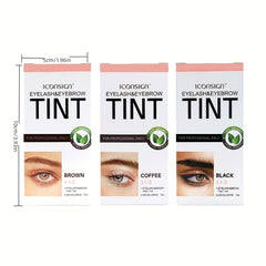 Waterproof Self Dyed Eyebrow Cream Set with Brushes Fast Drying