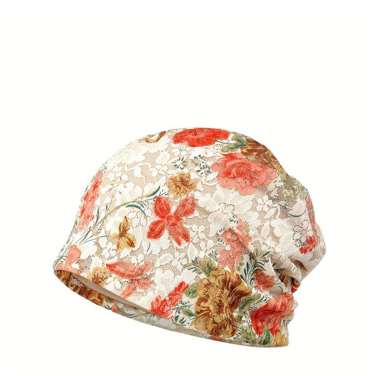 Unisex Lace Baggy Slouchy Beanie Chemo Cap For Cancer Patients