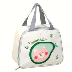 Cartoon Lunch Bag Oxford Cloth Bento Bag for Outdoor Camping