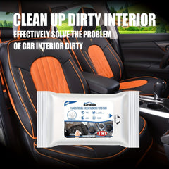 Car Interior Cleaning Wipes, Glass Leather Sofa Cleaner