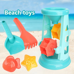 Kids Beach Toy Set Sand Shovel Hourglass Mold - Summer Gift