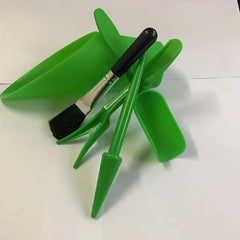 5pcs Portable Succulent Plant Tools Gardening Planting Tools Green Pink