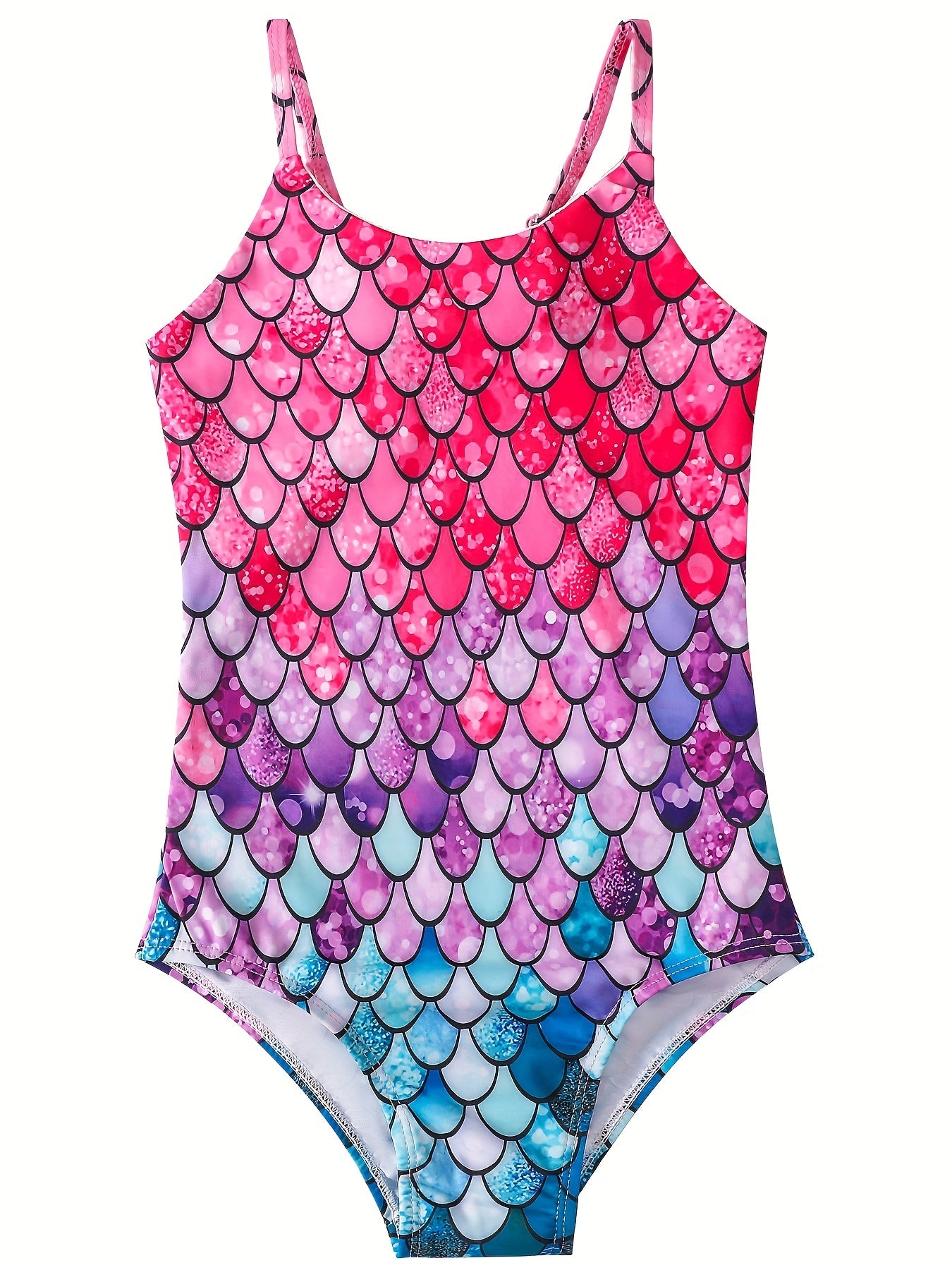 Mermaid Swimsuit for Girls Fish Scale Perfect for Pool