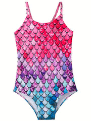Mermaid Swimsuit for Girls Fish Scale Perfect for Pool