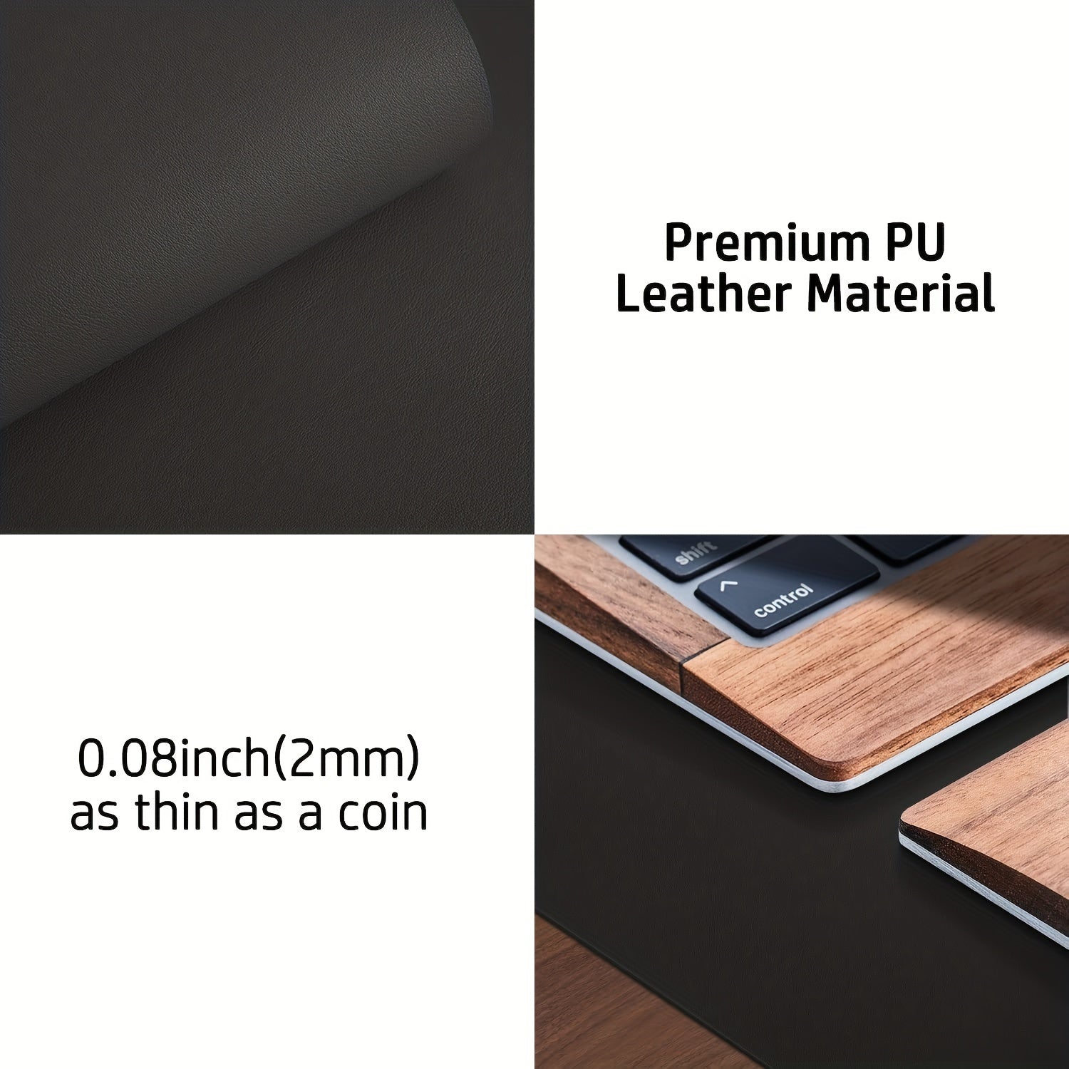 Non Slip Leather Desk Pad Protector Home Office Writing Mat Waterproof