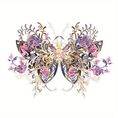 3D Butterfly Love Flower Metal Puzzle Assembly Toy DIY Gift For Girlfriend